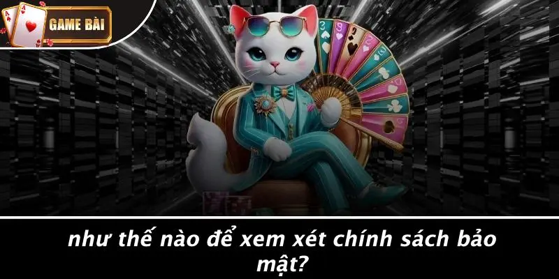 chính sách bảo mật