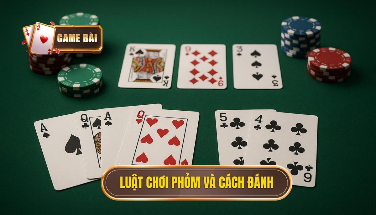 Luật Chơi Bài Phỏm (Tá Lả) Chi Tiết: Hướng Dẫn Toàn Diện Từ A đến Z 2 2. Luật Chơi Bài Phỏm Chi Tiết_ Quy Trình Ván Đấu