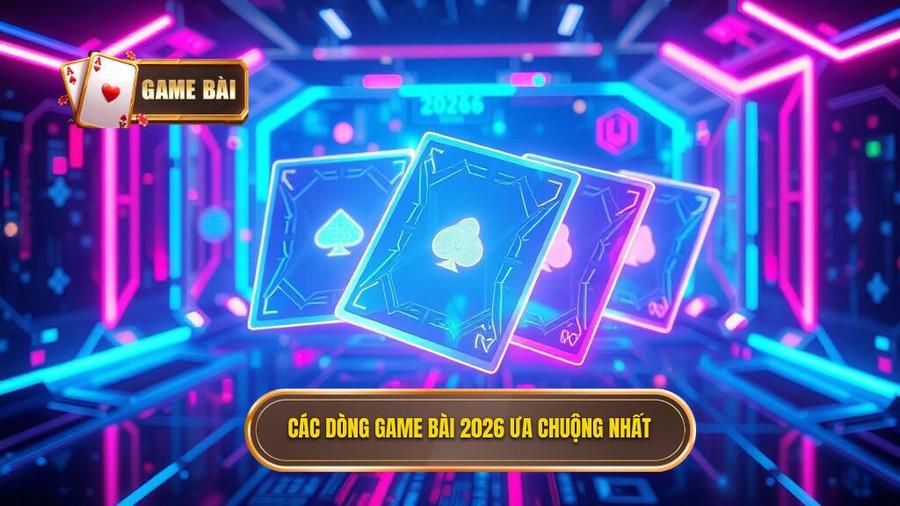 3. Các dòng game bài 2026 ưa chuộng nhất