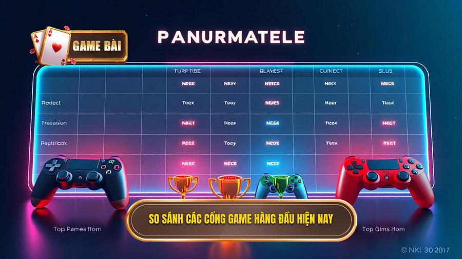 3. So sánh các cổng game hàng đầu hiện nay