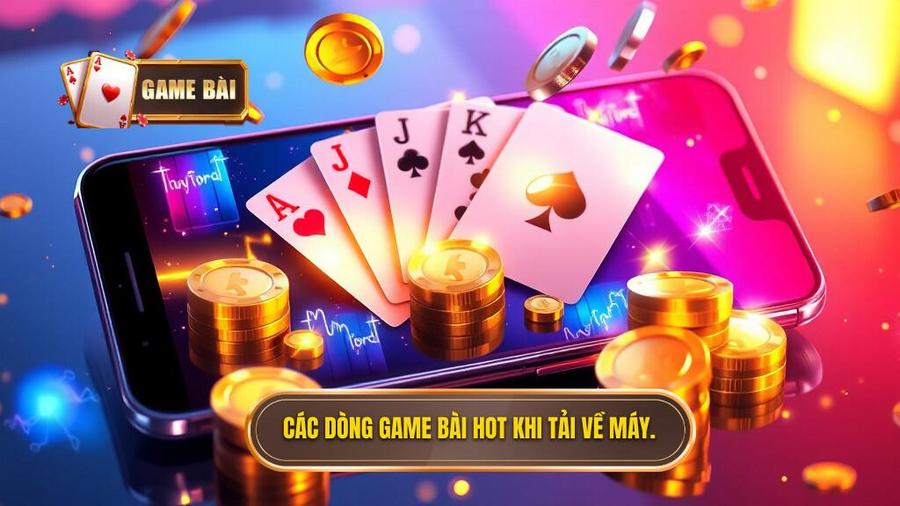 Phân tích các dòng game bài hot nhất khi tải về máy