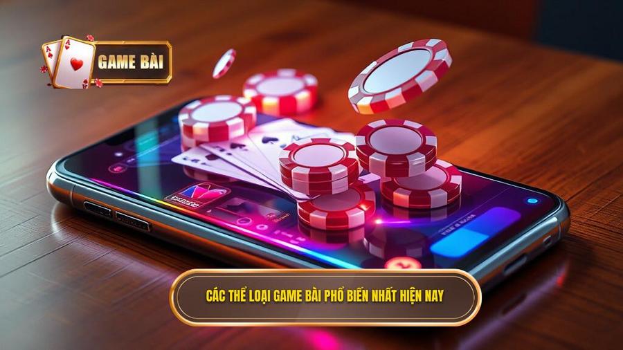 Các thể loại game bài trên điện thoại phổ biến nhất hiện nay