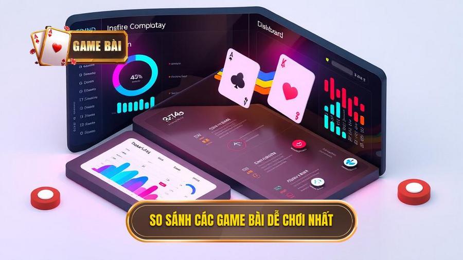 Bảng so sánh các đặc điểm của game bài dễ chơi nhất